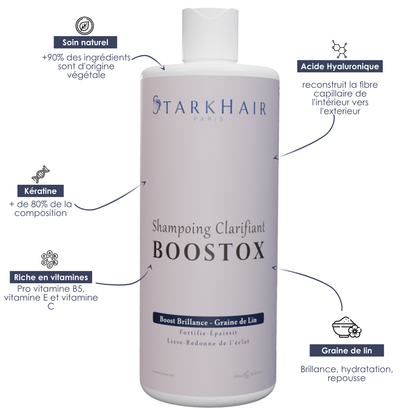 Shampoing Clarifiant Boostox - Graine De Lin - 500ml