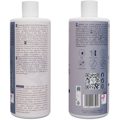 Shampoing Clarifiant Boostox - Graine De Lin - 500ml